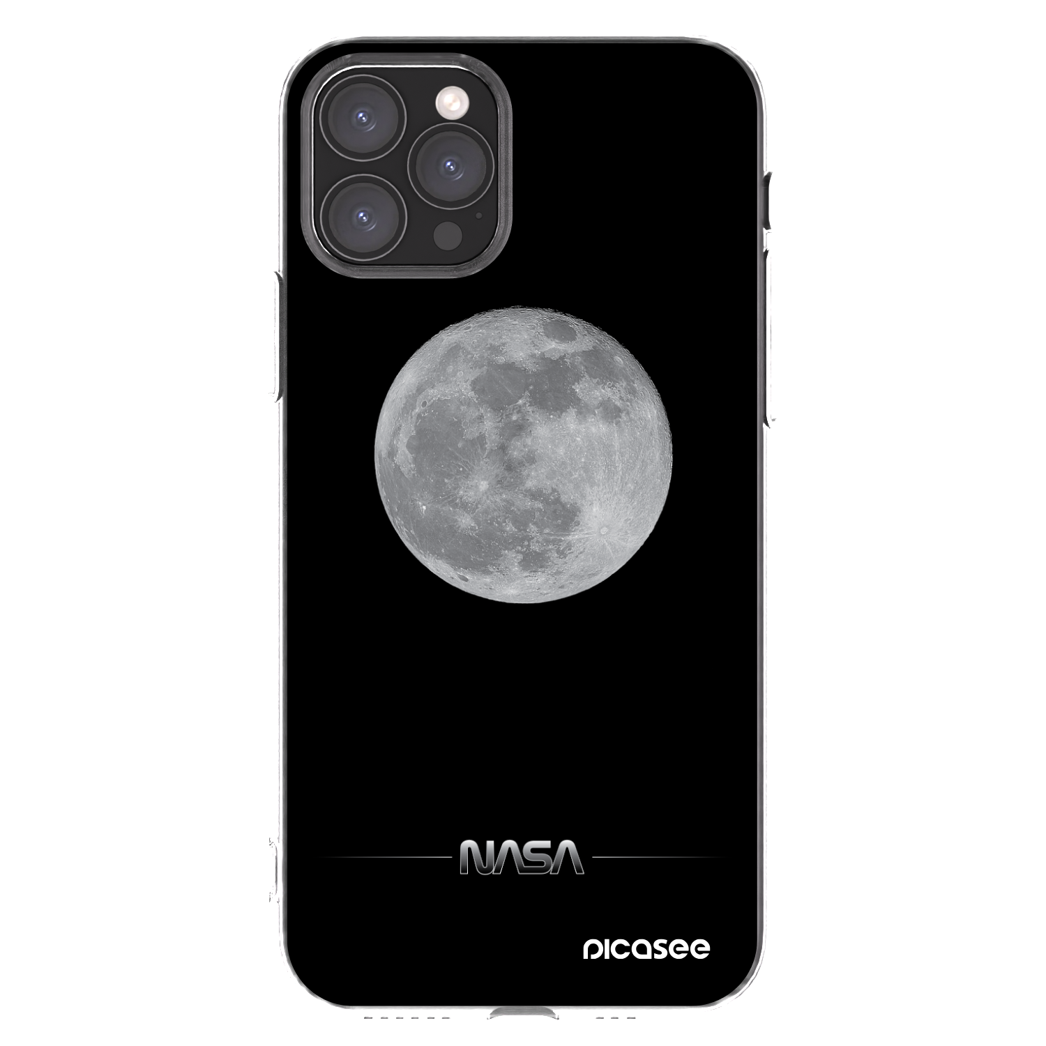 Picasee silikonový průhledný obal pro Apple iPhone 11 Pro - Moon Minimal