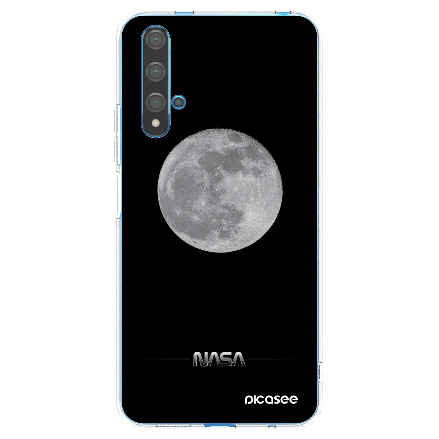 Picasee silikonový průhledný obal pro Huawei Nova 5T - Moon Minimal