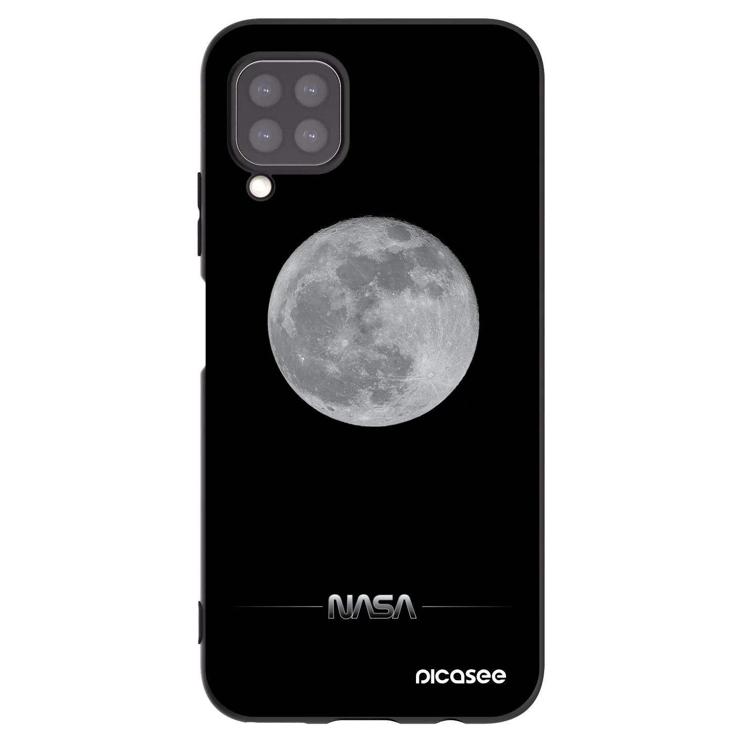 Picasee silikonový černý obal pro Huawei P40 Lite - Moon Minimal