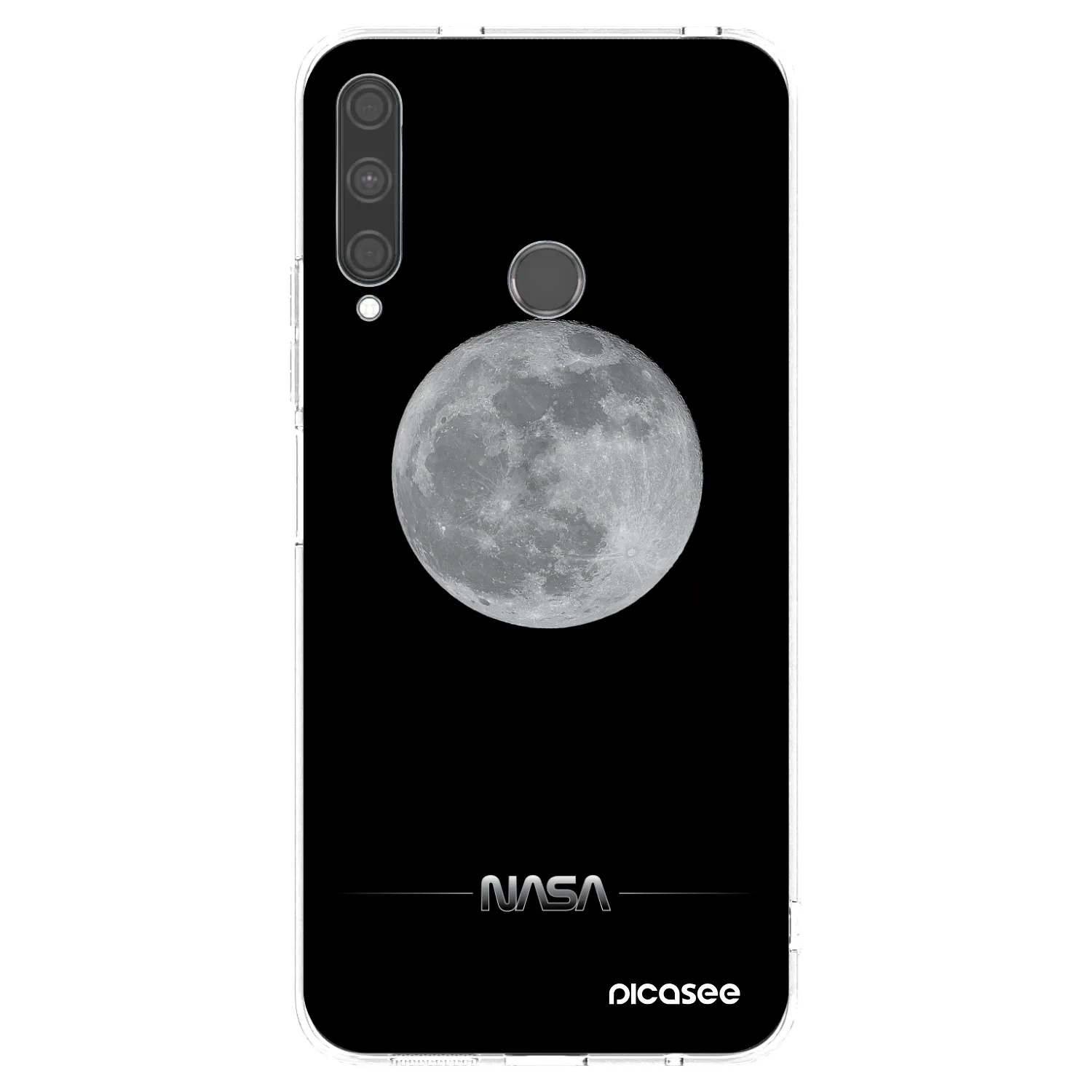 Picasee silikonový průhledný obal pro Huawei P40 Lite E - Moon Minimal
