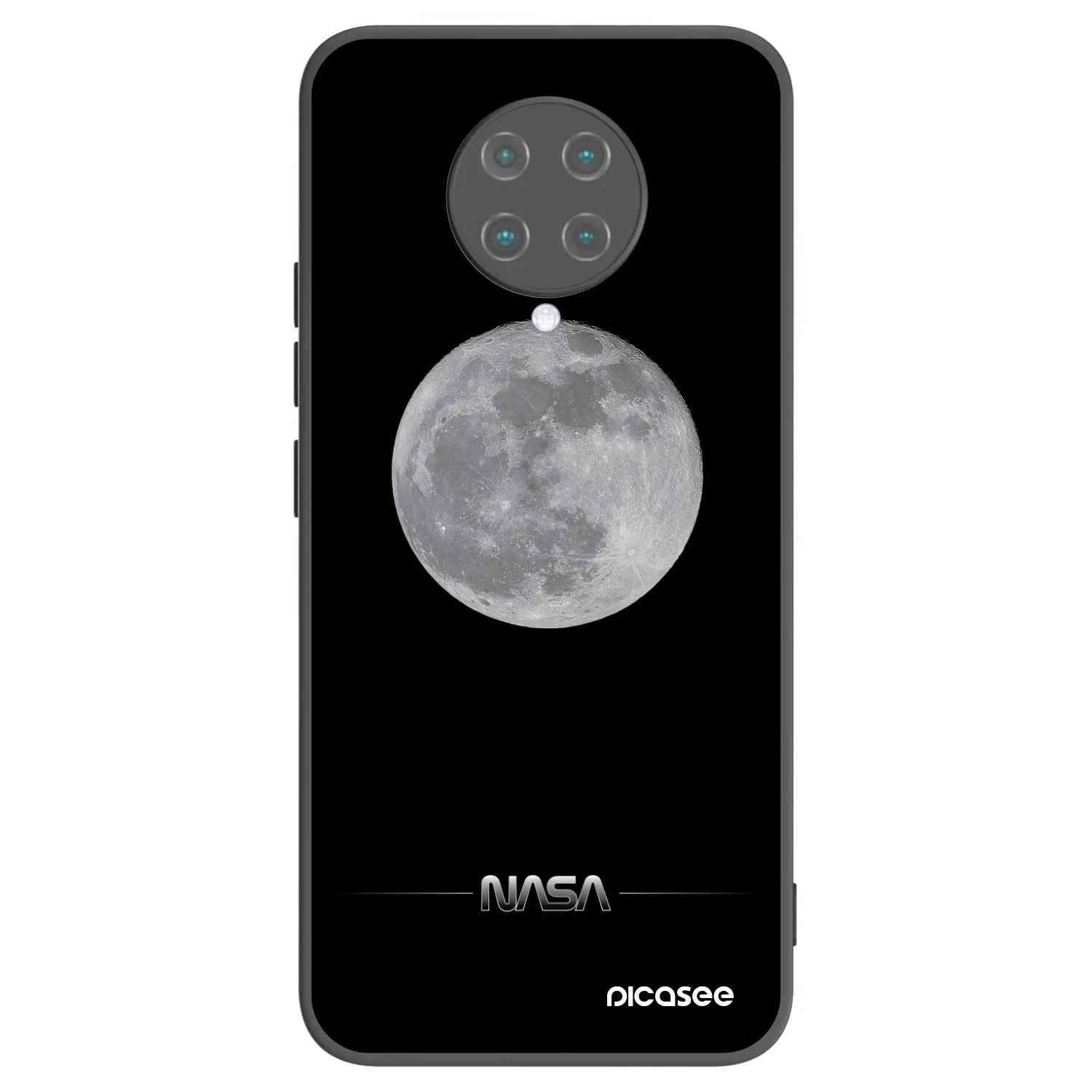 Picasee silikonový černý obal pro Xiaomi Poco F2 Pro - Moon Minimal