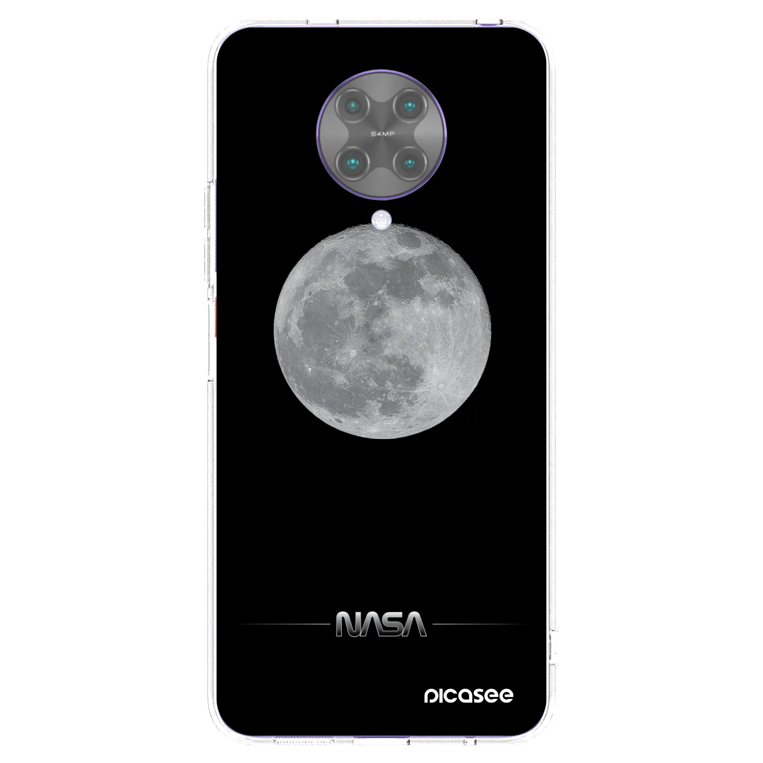 Picasee silikonový průhledný obal pro Xiaomi Poco F2 Pro - Moon Minimal