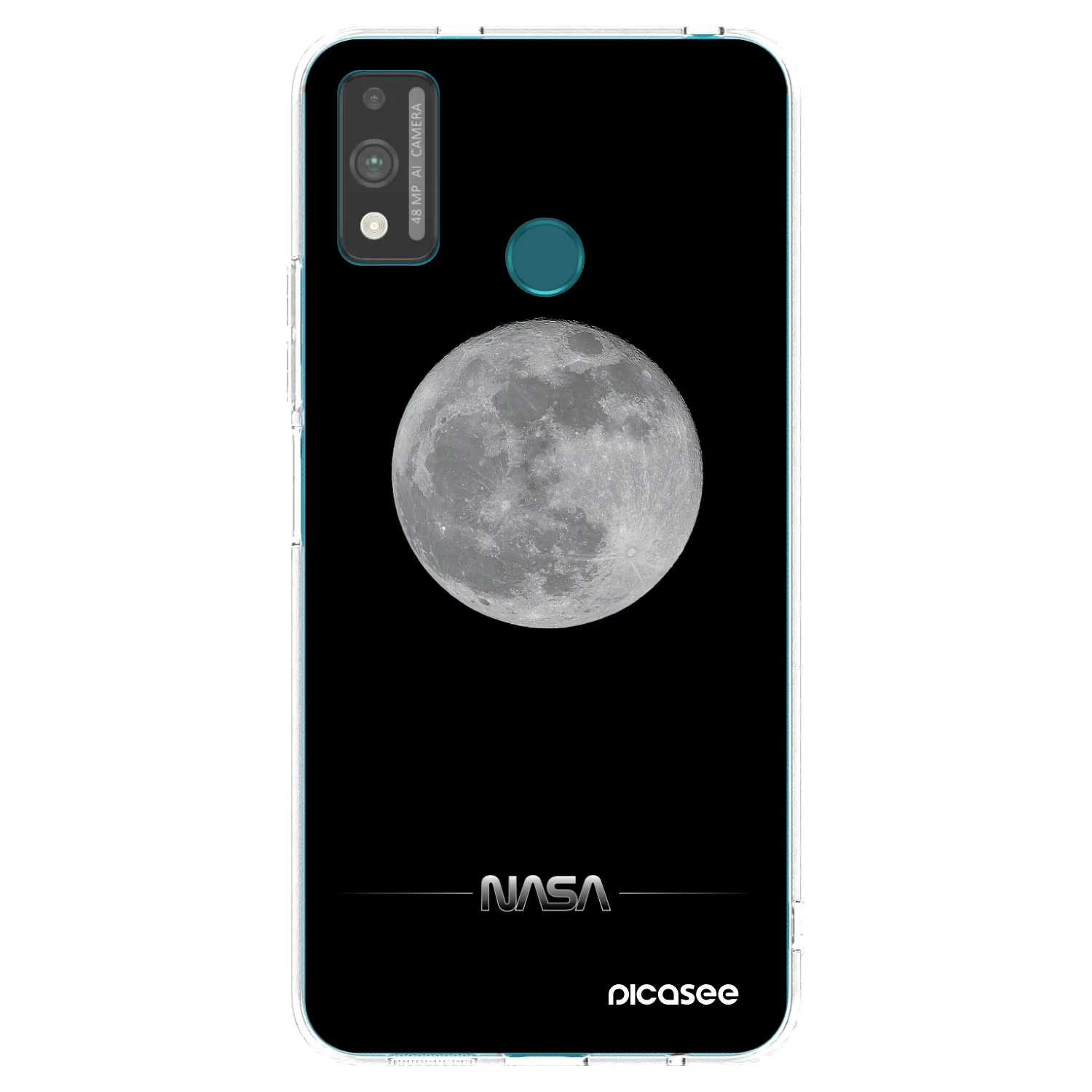 Picasee silikonový průhledný obal pro Honor 9X Lite - Moon Minimal