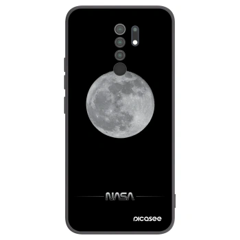 Picasee silikonový černý obal pro Xiaomi Redmi 9 - Moon Minimal