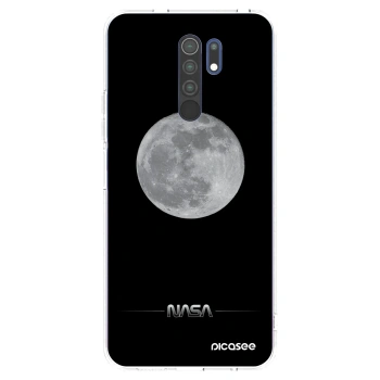 Picasee silikonový průhledný obal pro Xiaomi Redmi 9 - Moon Minimal