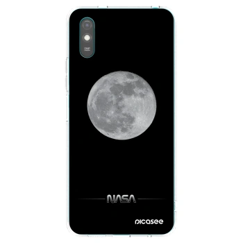 Picasee silikonový průhledný obal pro Xiaomi Redmi 9A - Moon Minimal