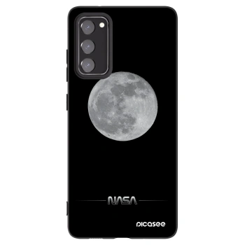 Picasee silikonový černý obal pro Samsung Galaxy S20 FE - Moon Minimal