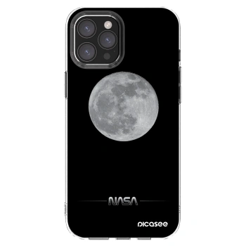 Picasee silikonový průhledný obal pro Apple iPhone 12 Pro Max - Moon Minimal