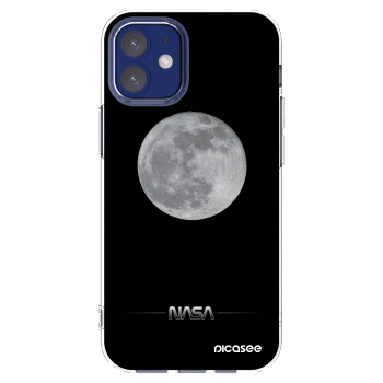 Picasee silikonový průhledný obal pro Apple iPhone 12 mini - Moon Minimal