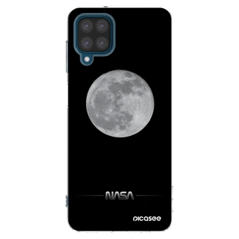 Picasee silikonový průhledný obal pro Samsung Galaxy A12 A125F - Moon Minimal