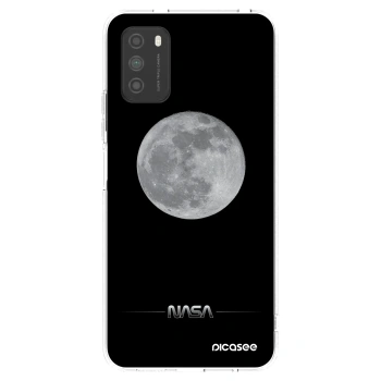 Picasee silikonový průhledný obal pro Xiaomi Poco M3 - Moon Minimal