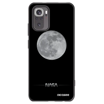 Picasee silikonový černý obal pro Xiaomi Redmi Note 10 - Moon Minimal