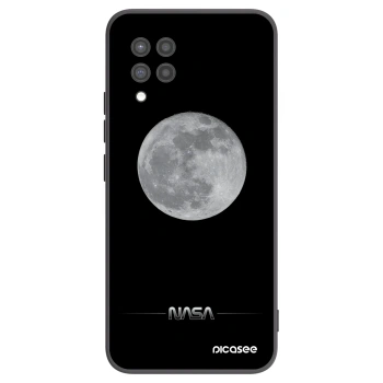 Picasee silikonový černý obal pro Samsung Galaxy A42 A426B - Moon Minimal