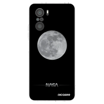 Picasee silikonový průhledný obal pro Xiaomi Poco F3 - Moon Minimal
