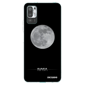 Picasee silikonový průhledný obal pro Xiaomi Redmi Note 10 5G - Moon Minimal