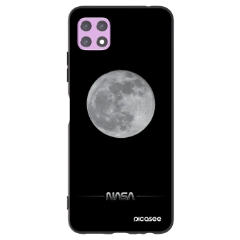 Picasee silikonový černý obal pro Samsung Galaxy A22 A226B 5G - Moon Minimal