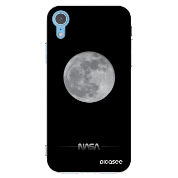 Picasee silikonový průhledný obal pro Apple iPhone XR - Moon Minimal
