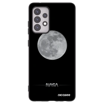 Picasee silikonový černý obal pro Samsung Galaxy A52s 5G A528B - Moon Minimal