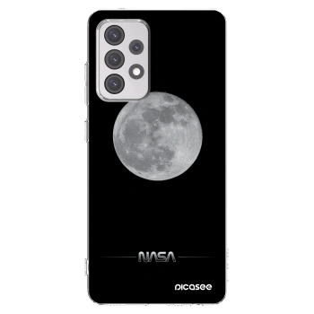 Picasee silikonový průhledný obal pro Samsung Galaxy A52s 5G A528B - Moon Minimal