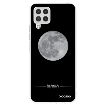 Picasee silikonový průhledný obal pro Samsung Galaxy A22 A225F 4G - Moon Minimal