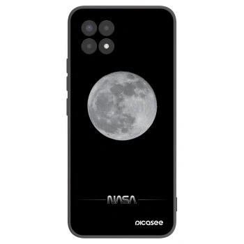 Picasee silikonový černý obal pro Realme 8i - Moon Minimal