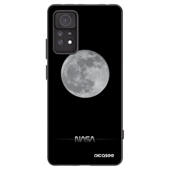 Picasee silikonový černý obal pro Xiaomi Redmi Note 11 Pro 5G - Moon Minimal
