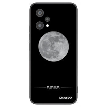 Picasee silikonový černý obal pro Realme 9 Pro 5G - Moon Minimal