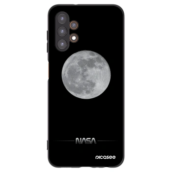 Picasee silikonový černý obal pro Samsung Galaxy A13 4G A135 - Moon Minimal