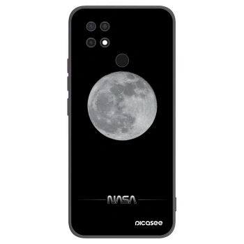 Picasee silikonový černý obal pro Xiaomi Redmi 10C - Moon Minimal