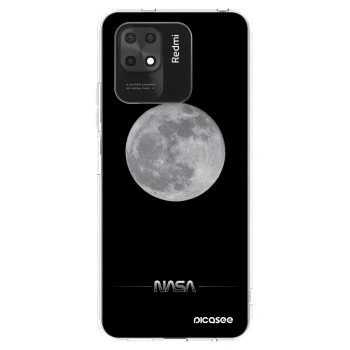 Picasee silikonový průhledný obal pro Xiaomi Redmi 10C - Moon Minimal