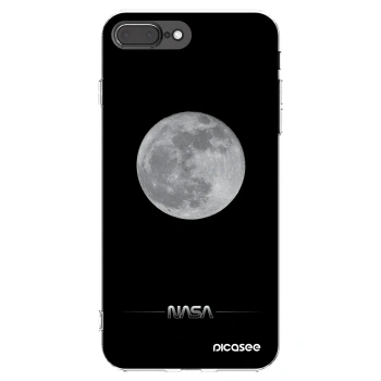 Picasee silikonový průhledný obal pro Apple iPhone 8 Plus - Moon Minimal