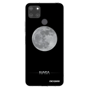 Picasee silikonový průhledný obal pro Realme C21Y - Moon Minimal