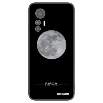 Picasee silikonový černý obal pro Xiaomi 12 Lite - Moon Minimal
