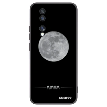 Picasee silikonový černý obal pro Honor 70 - Moon Minimal