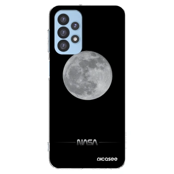Picasee silikonový průhledný obal pro Samsung Galaxy A23 A235F 4G - Moon Minimal