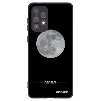 Picasee silikonový černý obal pro Samsung Galaxy A73 5G - Moon Minimal