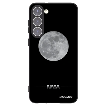 Picasee silikonový černý obal pro Samsung Galaxy S23+ 5G - Moon Minimal