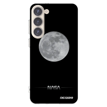 Picasee silikonový průhledný obal pro Samsung Galaxy S23+ 5G - Moon Minimal