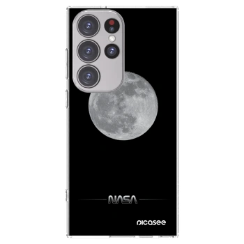 Picasee silikonový průhledný obal pro Samsung Galaxy S23 Ultra 5G - Moon Minimal