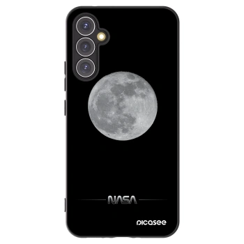 Picasee silikonový černý obal pro Samsung Galaxy A34 5G A346B - Moon Minimal