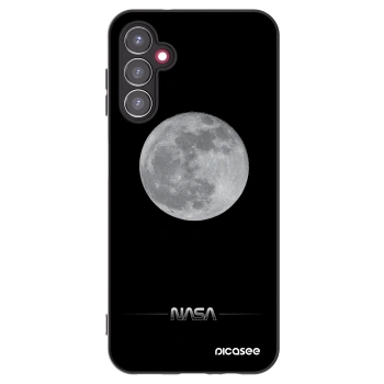 Picasee silikonový černý obal pro Samsung Galaxy A14 4G A145R - Moon Minimal