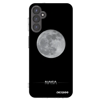 Picasee silikonový průhledný obal pro Samsung Galaxy A14 4G A145R - Moon Minimal