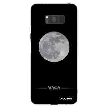 Picasee silikonový průhledný obal pro Samsung Galaxy S8 G950F - Moon Minimal