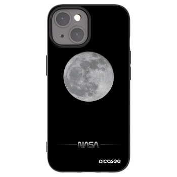 Picasee silikonový černý obal pro Apple iPhone 15 - Moon Minimal