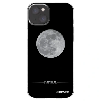 Picasee silikonový průhledný obal pro Apple iPhone 15 Plus - Moon Minimal