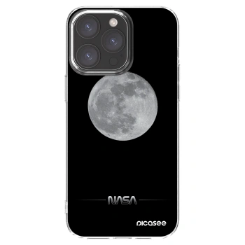 Picasee silikonový průhledný obal pro Apple iPhone 15 Pro Max - Moon Minimal