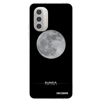 Picasee silikonový průhledný obal pro Motorola Moto G51 - Moon Minimal