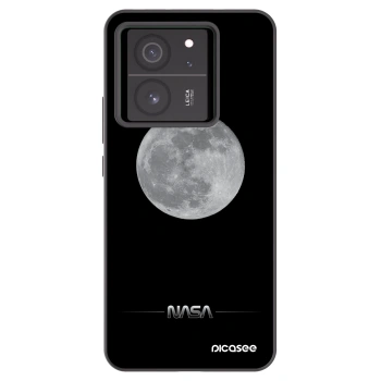 Picasee silikonový černý obal pro Xiaomi 13T - Moon Minimal