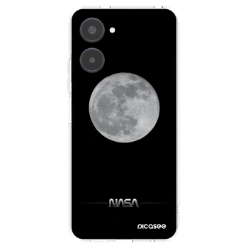 Picasee silikonový průhledný obal pro Realme 10 4G - Moon Minimal