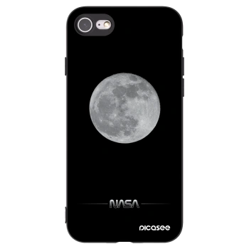 Picasee silikonový černý obal pro Apple iPhone 7 - Moon Minimal